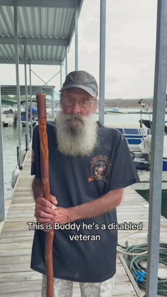 Buddy Served His Country. Nine Days Ago, A Storm Took Everything He Had Left.